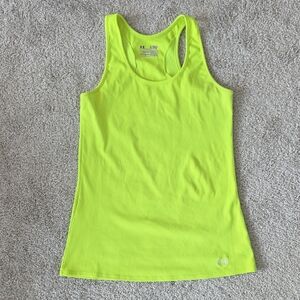 Under Armour Women's Neon Lime Performance Racerback Tank